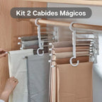 Kit 2 Cabides  Multiuso  5 em 1