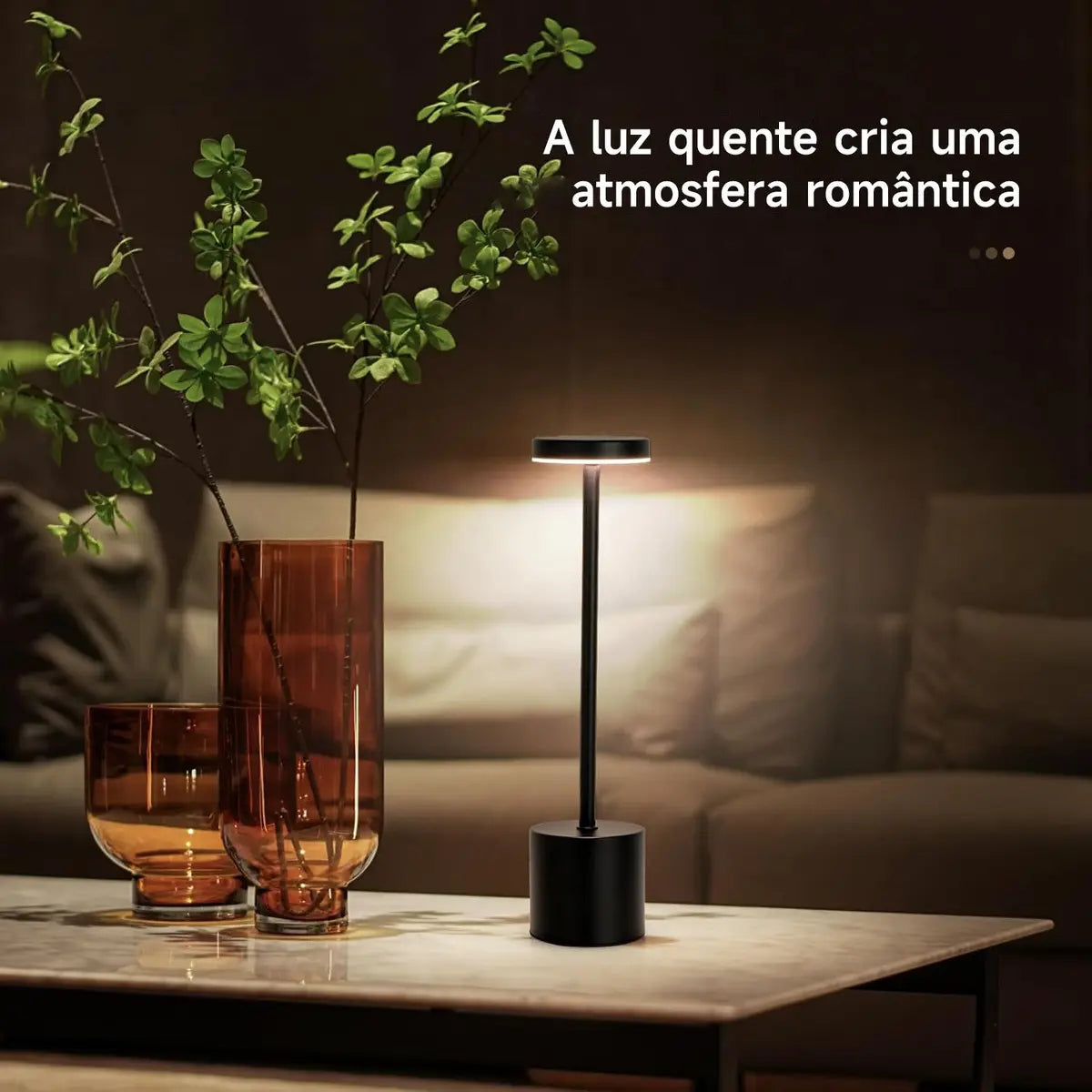 Luminária de Mesa LED 3 em 1