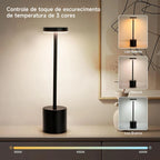 Luminária de Mesa LED 3 em 1