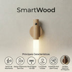 Luminária Led Recarregável com Sensor de Movimento - SmartWood® + Frete Grátis!