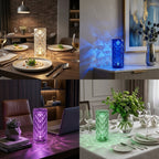 Luminária de Mesa 16 Cores - Aura Cristal