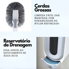 Escova Sanitária com Suporte de Parede e Drenagem