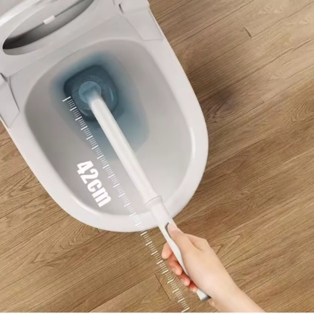 Escova Sanitária com Suporte de Parede e Drenagem