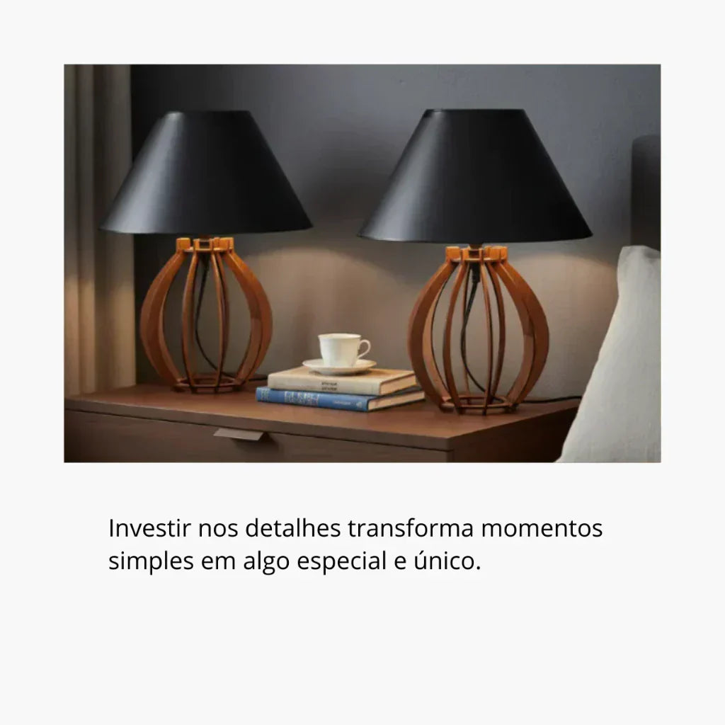 Kit de 2 Unidades Abajur La Finesse