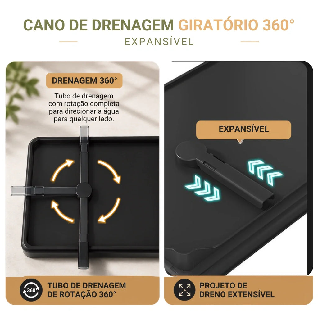 Escorredor de Louças 2 Andares com Drenagem 360° - OFERTA DE LANÇAMENTO!