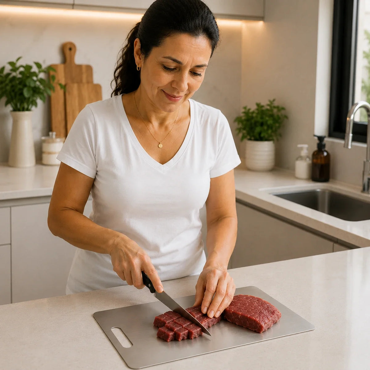Tábua em Aço Inox 304 + Higiene na sua cozinha - ÚLTIMAS UNIDADES!