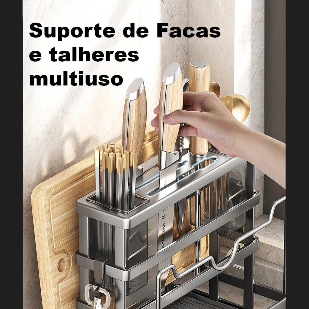Organizador de Talheres 2 em 1