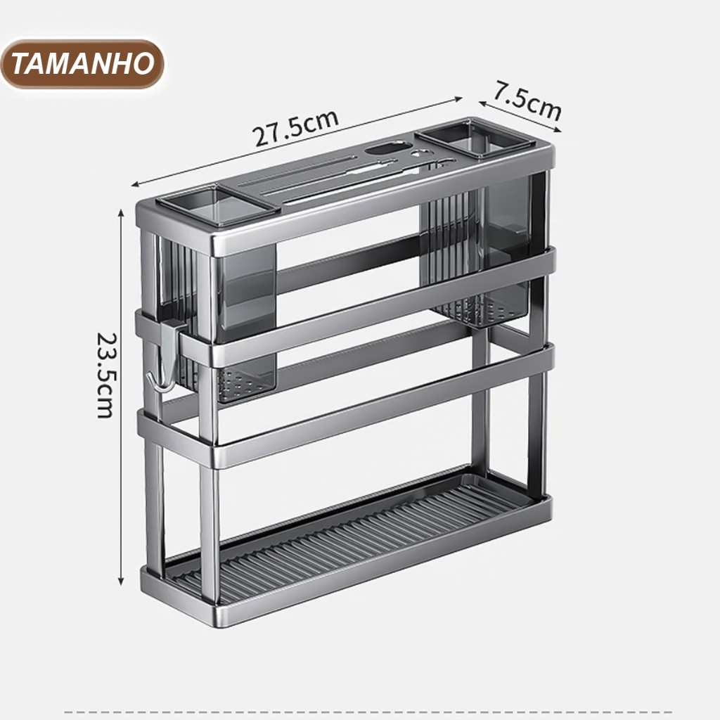 Organizador de Talheres 2 em 1